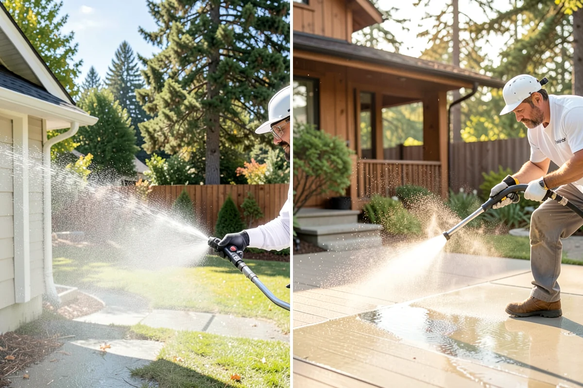 Outdoor Kitchen Appliance Cleaning in Lakewood, Pierce County, WA - Cover electrical and control panels before cleaning