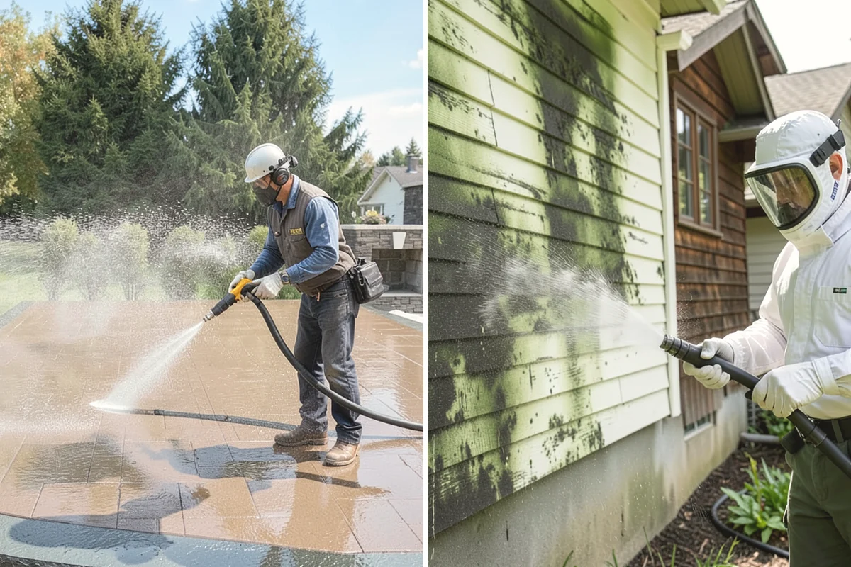 Outdoor Kitchen Appliance Cleaning in Mill Creek, Snohomish County, WA - Cover electrical and control panels before cleaning