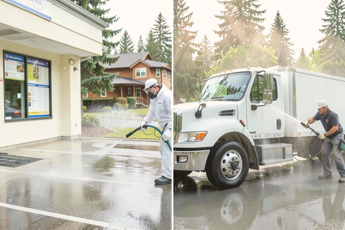 Outdoor Kitchen Appliance Cleaning in Milton, King County, WA - Cover electrical and control panels before cleaning