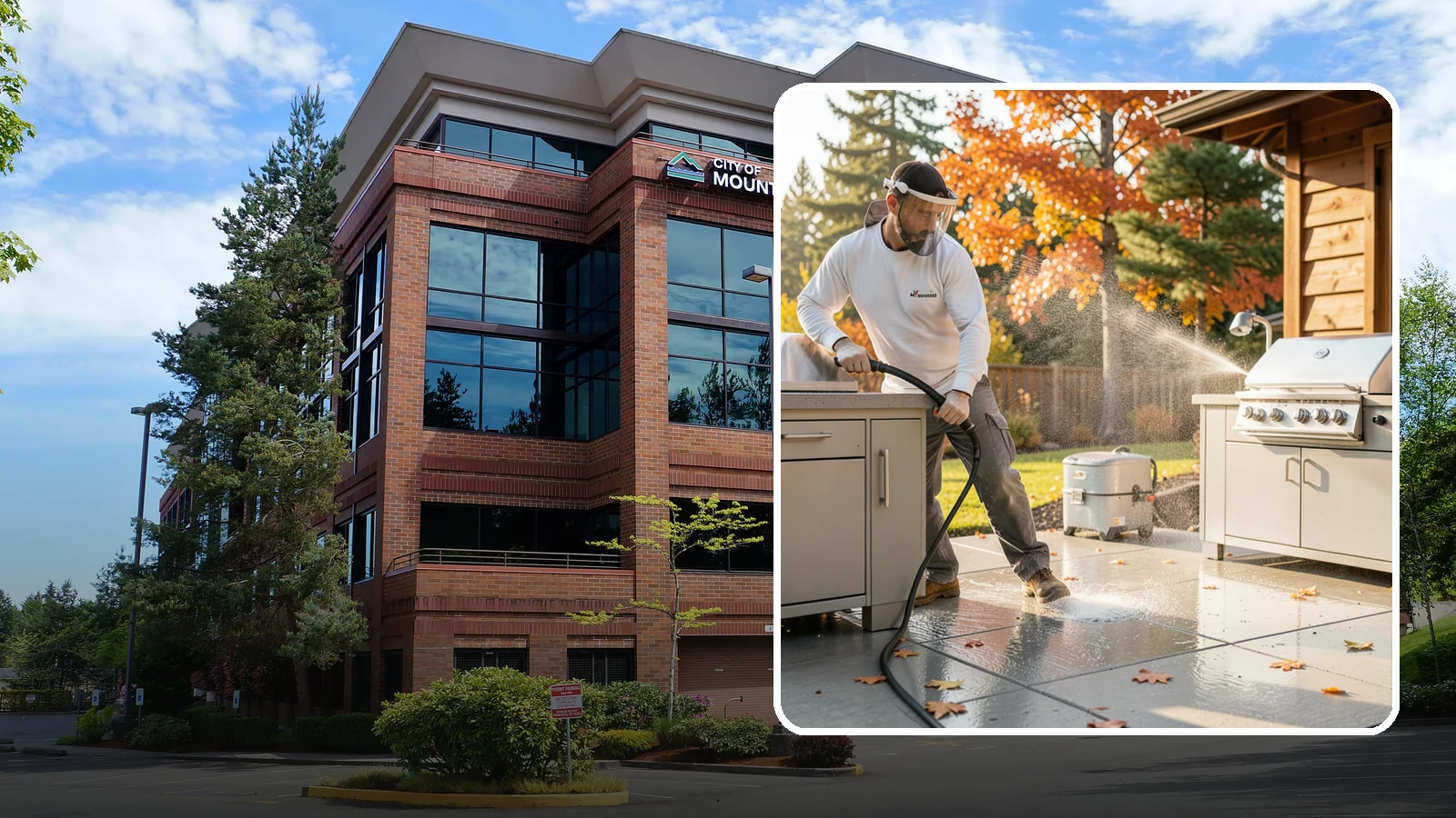 Outdoor Kitchen Appliance Cleaning in Mountlake Terrace, Snohomish County, WA - We detail built-in outdoor refrigerators, sinks, and stainless cabinetry so your alfresco kitchen resists the corrosion PNW...