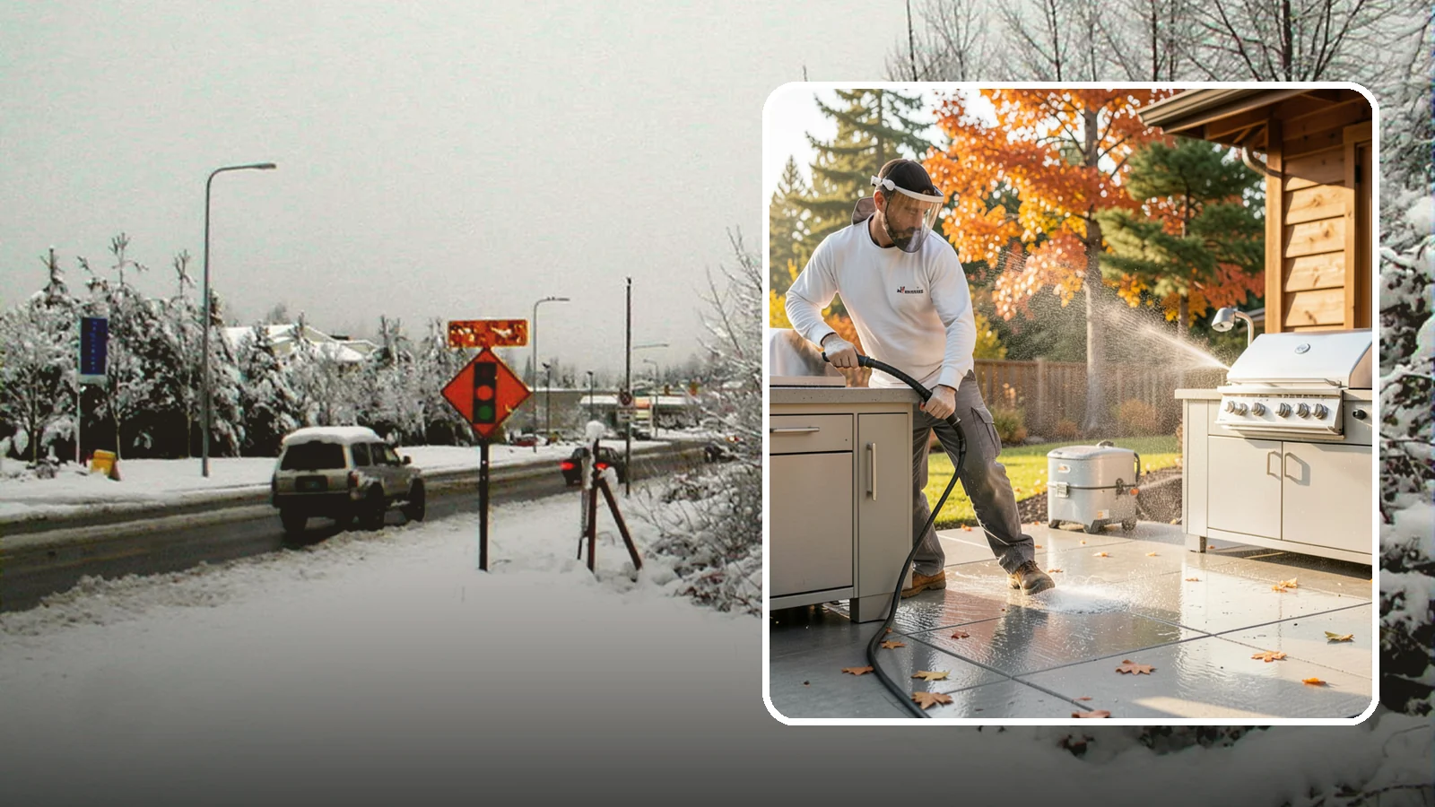 Outdoor Kitchen Appliance Cleaning in Newcastle, King County, WA - We detail built-in outdoor refrigerators, sinks, and stainless cabinetry so your alfresco kitchen resists the corrosion PNW...