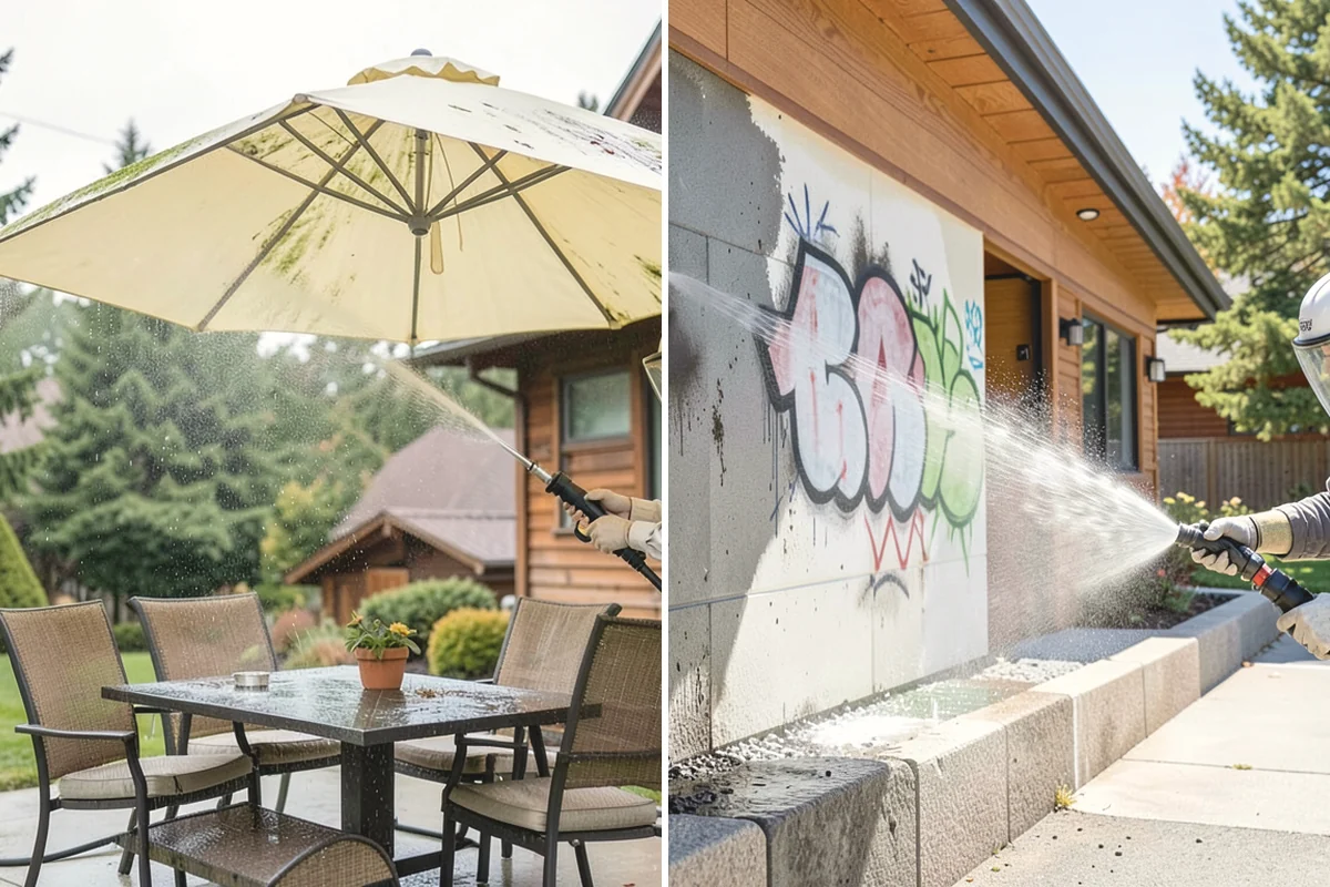 Outdoor Kitchen Appliance Cleaning in Oak Harbor, Island County, WA - Cover electrical and control panels before cleaning
