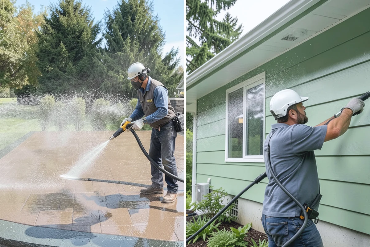 Outdoor Kitchen Appliance Cleaning in Redmond, King County, WA - Cover electrical and control panels before cleaning