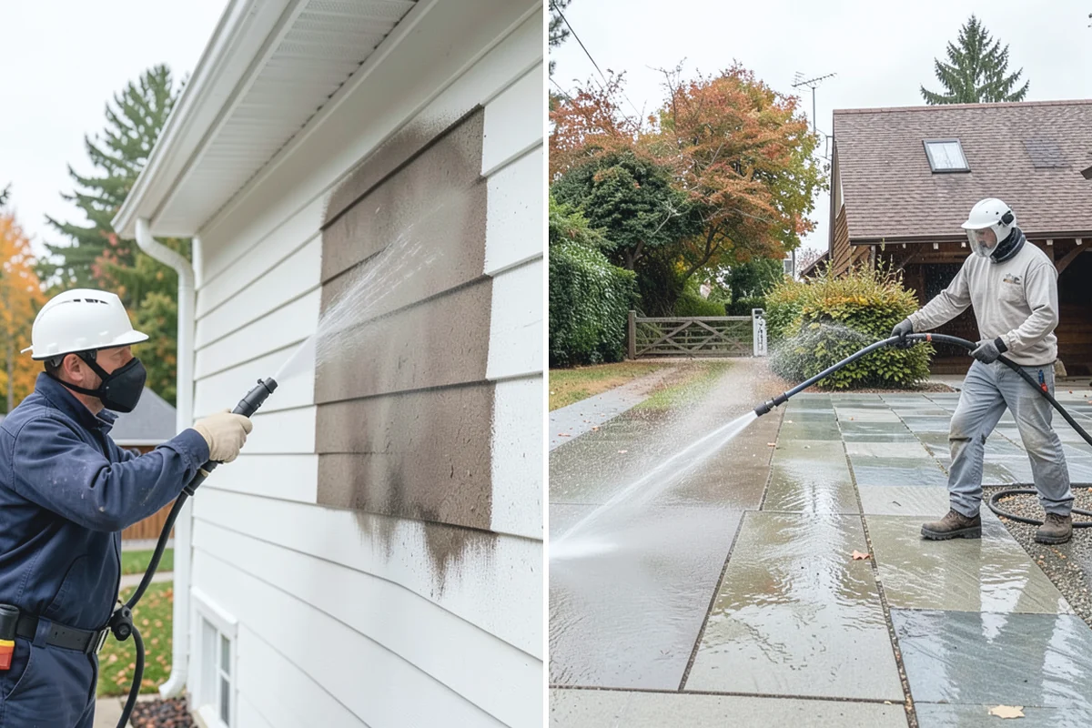 Outdoor Kitchen Appliance Cleaning in Renton, King County, WA - Cover electrical and control panels before cleaning