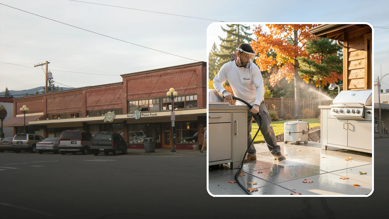 Outdoor Kitchen Appliance Cleaning in Sedro-Woolley, Skagit County, WA - We detail built-in outdoor refrigerators, sinks, and stainless cabinetry so your alfresco kitchen resists the corrosion PNW...