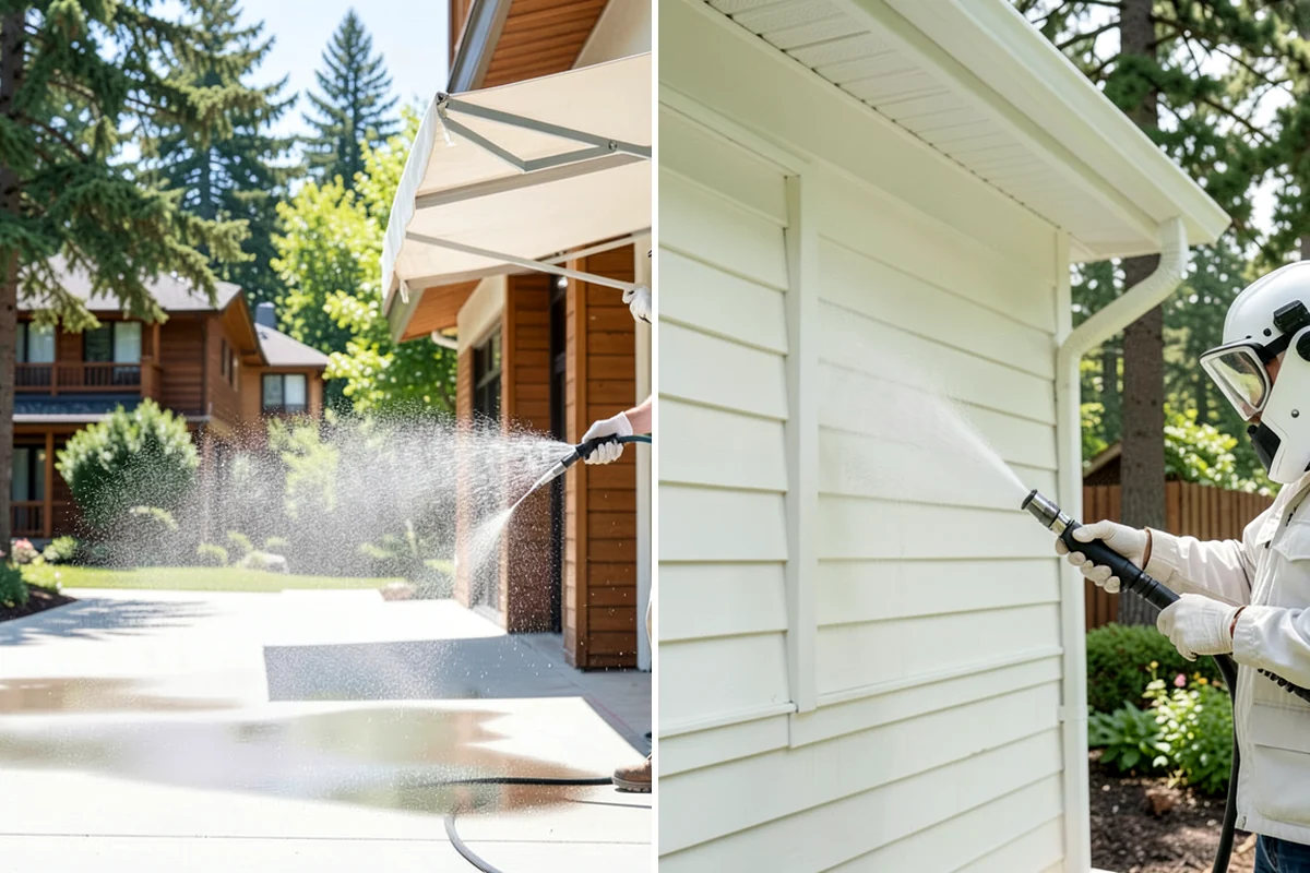 Outdoor Kitchen Appliance Cleaning in Sedro-Woolley, Skagit County, WA - Cover electrical and control panels before cleaning