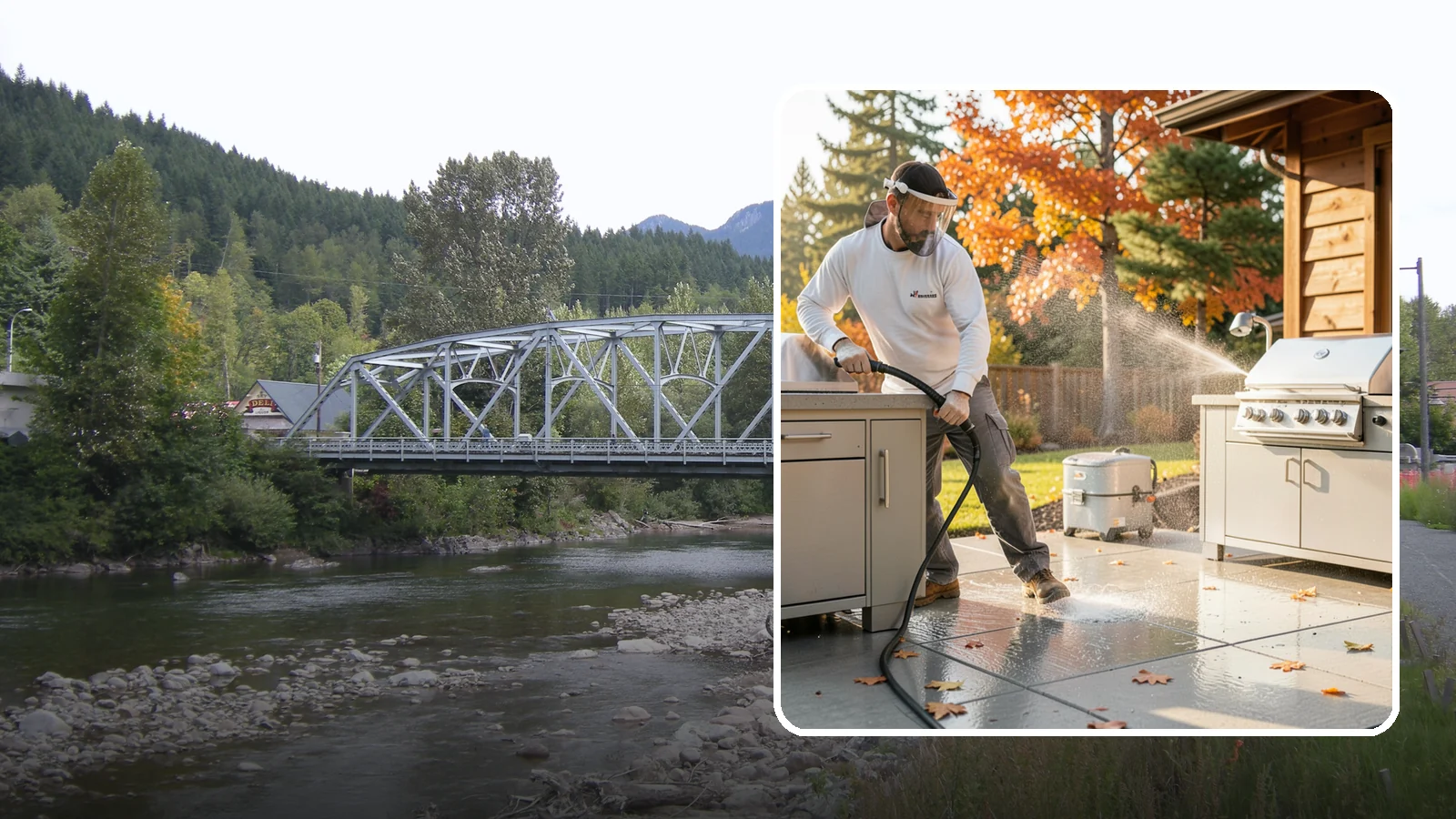 Outdoor Kitchen Appliance Cleaning in Skykomish, King County, WA - We detail built-in outdoor refrigerators, sinks, and stainless cabinetry so your alfresco kitchen resists the corrosion PNW...