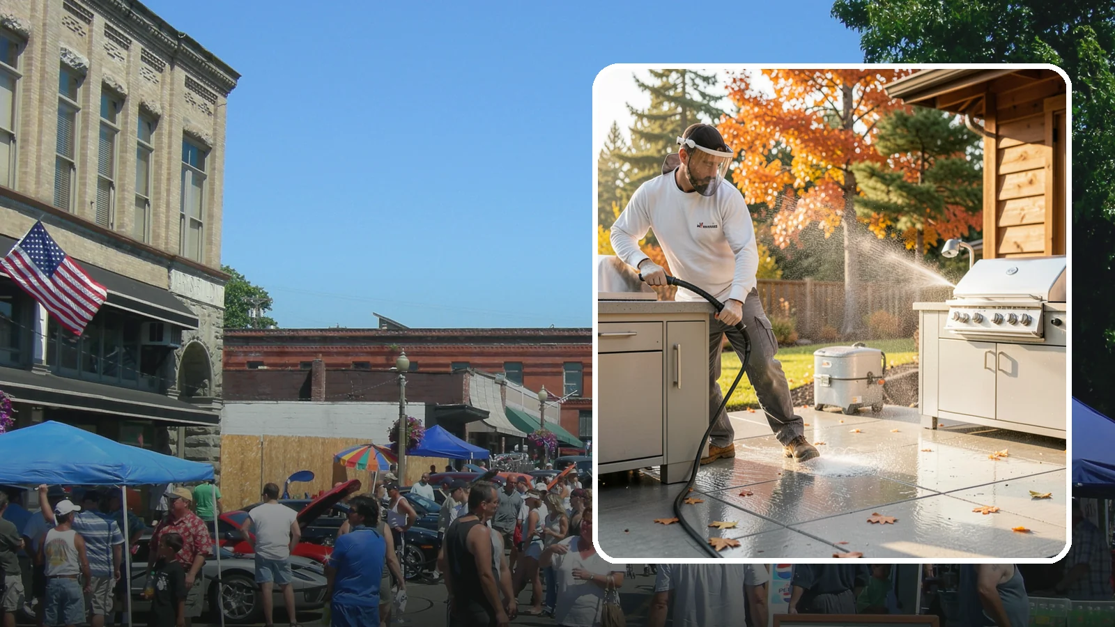 Outdoor Kitchen Appliance Cleaning in Snohomish, Snohomish County, WA - We detail built-in outdoor refrigerators, sinks, and stainless cabinetry so your alfresco kitchen resists the corrosion PNW...