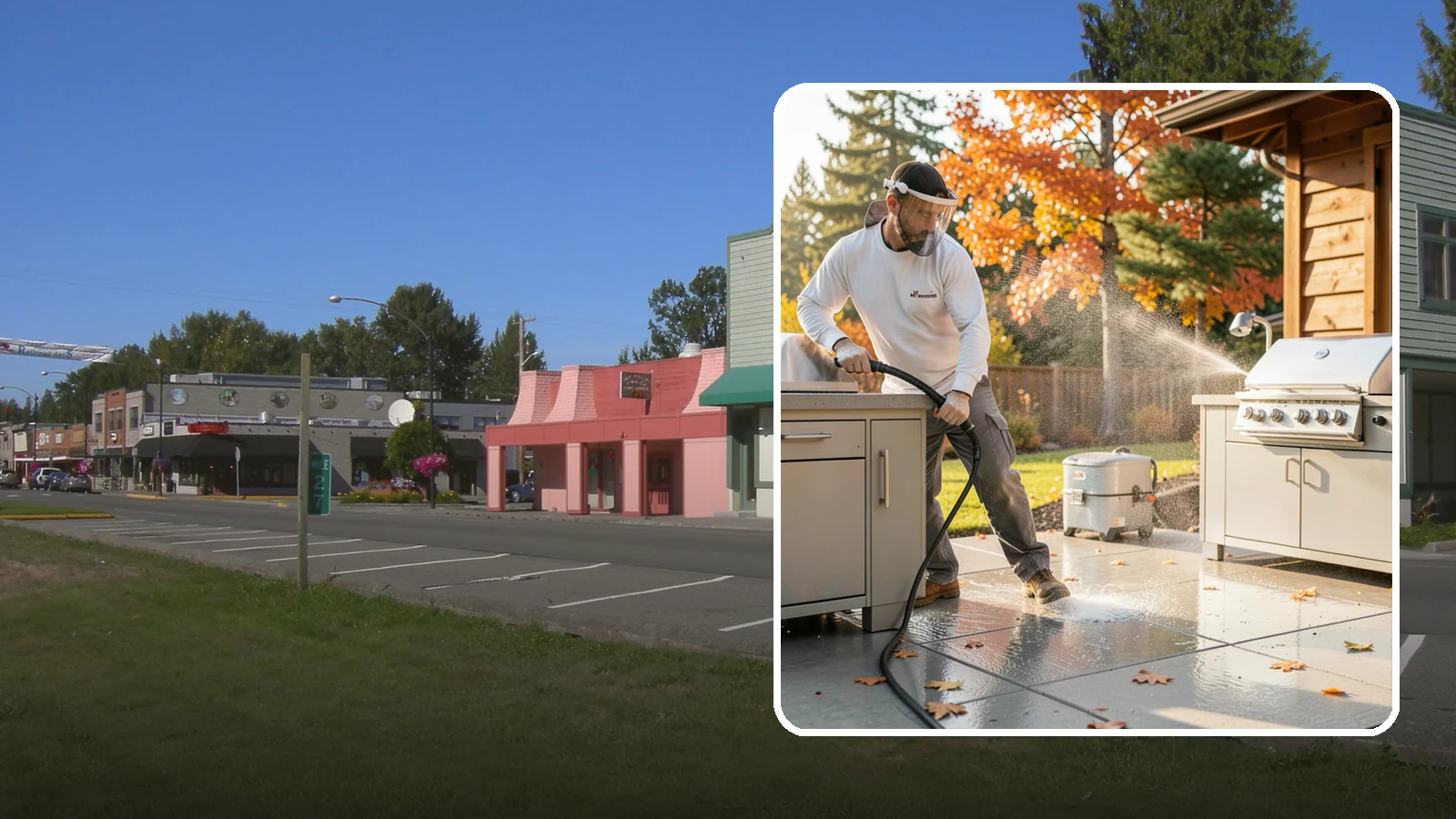 Outdoor Kitchen Appliance Cleaning in Snoqualmie, King County, WA - We detail built-in outdoor refrigerators, sinks, and stainless cabinetry so your alfresco kitchen resists the corrosion PNW...