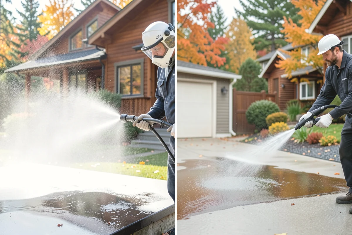 Outdoor Kitchen Appliance Cleaning in Steilacoom, Pierce County, WA - Cover electrical and control panels before cleaning
