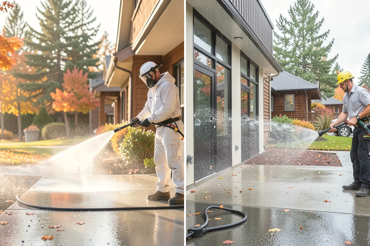 Outdoor Kitchen Appliance Cleaning in Tacoma, Pierce County, WA - Cover electrical and control panels before cleaning