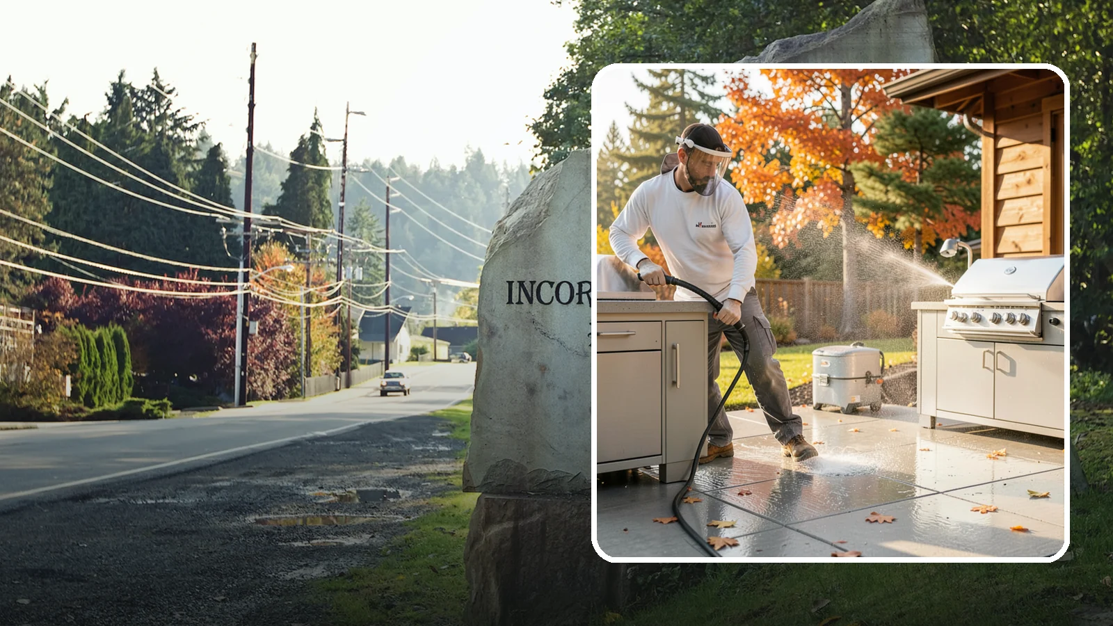 Outdoor Kitchen Appliance Cleaning in Wilkeson, Pierce County, WA - We detail built-in outdoor refrigerators, sinks, and stainless cabinetry so your alfresco kitchen resists the corrosion PNW...