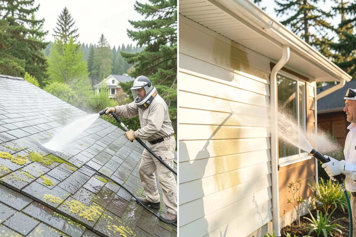Outdoor Kitchen Appliance Cleaning in Yarrow Point, King County, WA - Cover electrical and control panels before cleaning