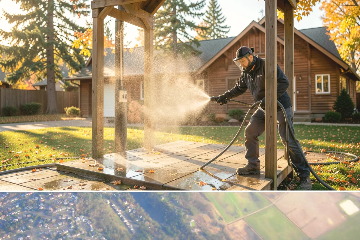 Outdoor Kitchen Cleaning in Algona, King County, WA - Late spring is ideal so the kitchen is clean and ready as the outdoor cooking season begins.