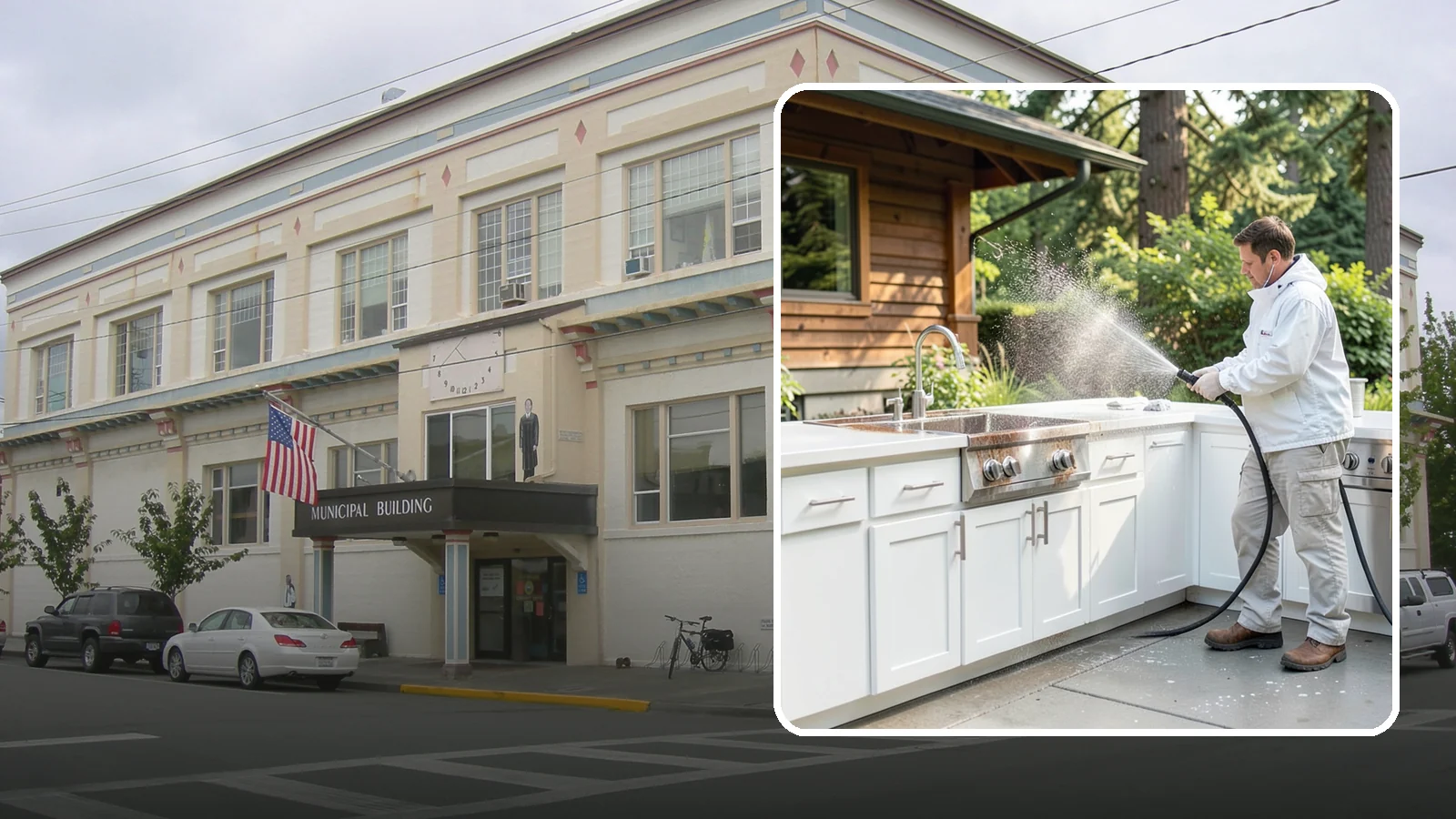 Outdoor Kitchen Cleaning in Anacortes, Skagit County, WA - Detail-clean outdoor kitchen counters, cabinetry, and surrounds to cut grease and grime without harming appliances.