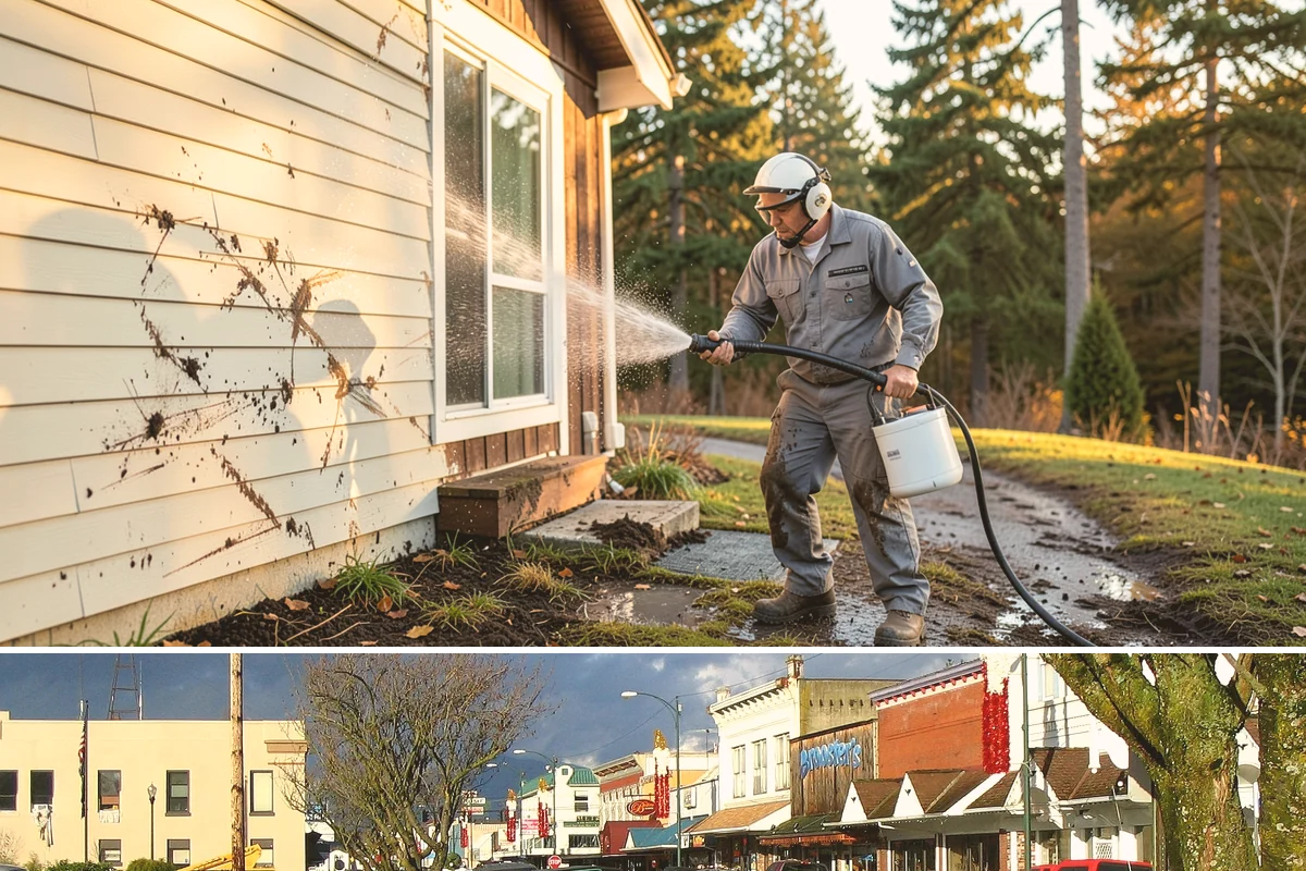 Outdoor Kitchen Cleaning in Arlington, Snohomish County, WA - Late spring is ideal so the kitchen is clean and ready as the outdoor cooking season begins.