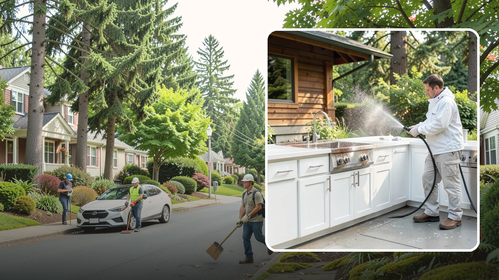 Outdoor Kitchen Cleaning in Beaux Arts Village, King County, WA - Detail-clean outdoor kitchen counters, cabinetry, and surrounds to cut grease and grime without harming appliances.