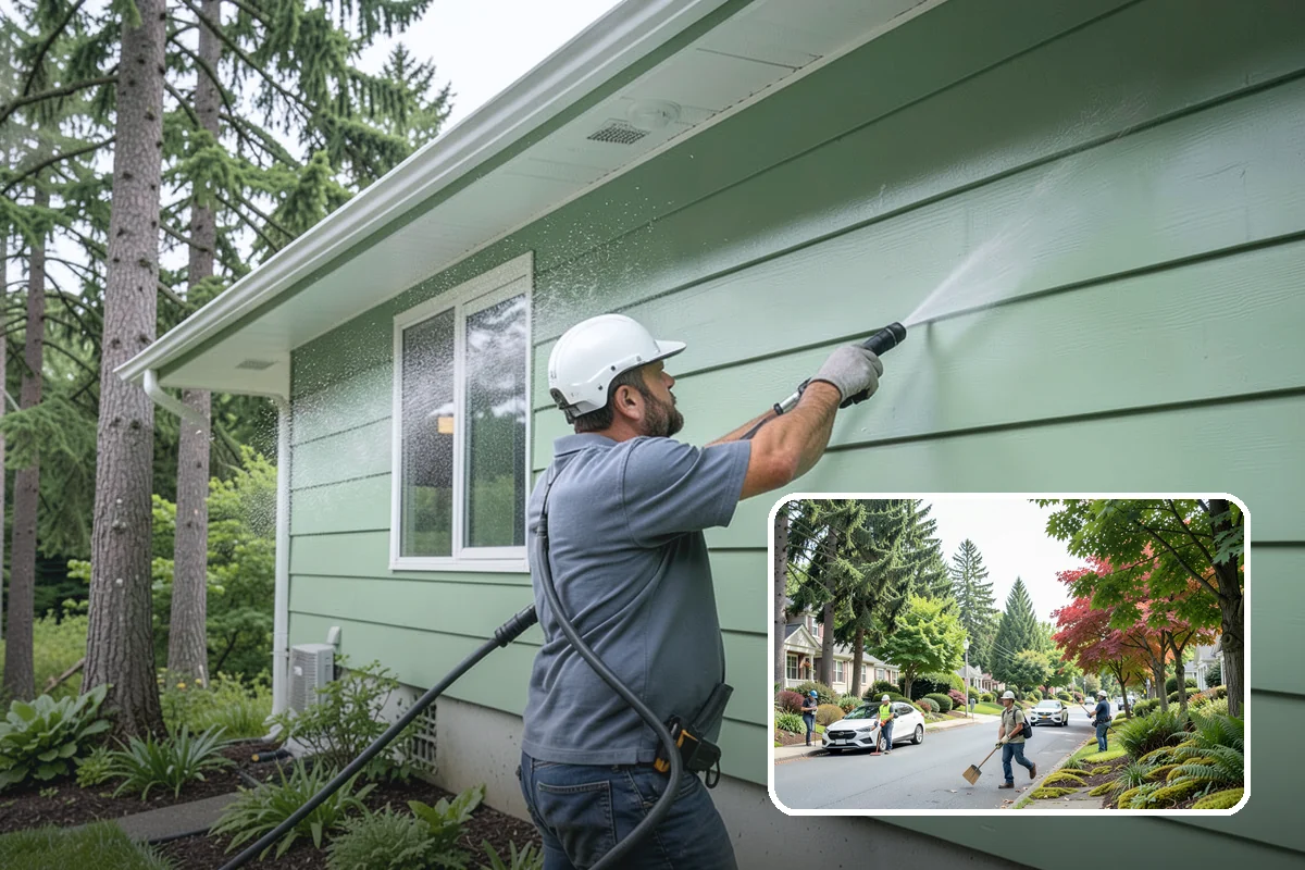 Outdoor Kitchen Cleaning in Beaux Arts Village, King County, WA - Cuts cooking grease alongside weather-driven mildew