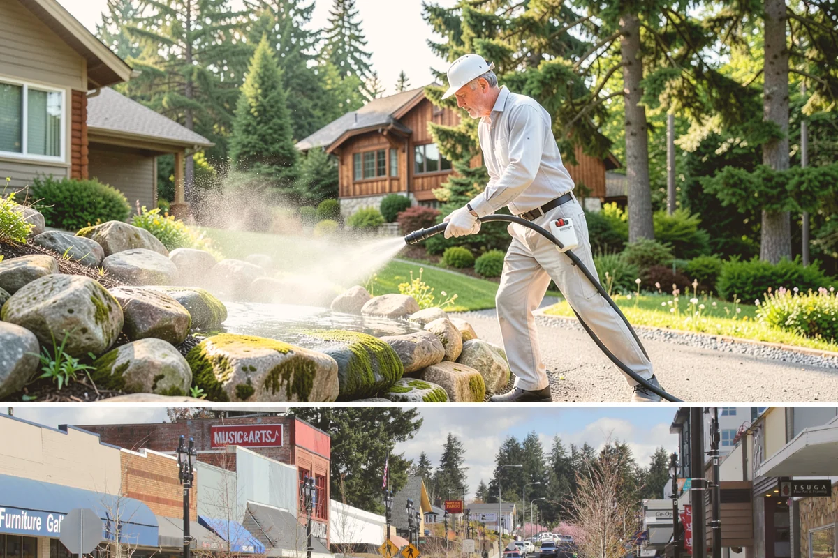 Outdoor Kitchen Cleaning in Bothell, King County, WA - Late spring is ideal so the kitchen is clean and ready as the outdoor cooking season begins.