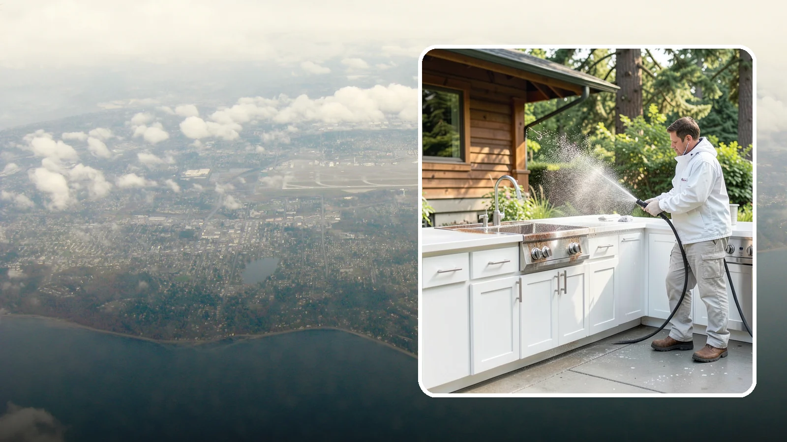 Outdoor Kitchen Cleaning in Burien, King County, WA - Detail-clean outdoor kitchen counters, cabinetry, and surrounds to cut grease and grime without harming appliances.
