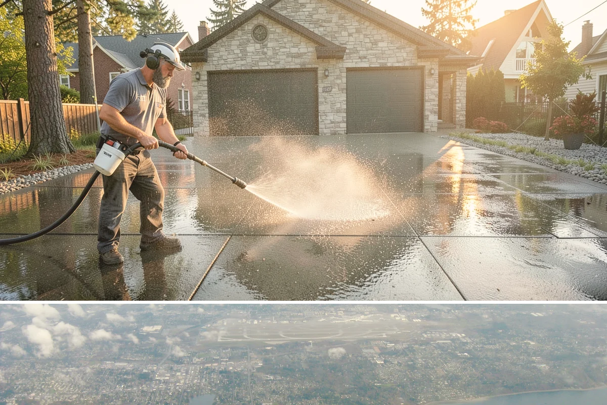 Outdoor Kitchen Cleaning in Burien, King County, WA - Late spring is ideal so the kitchen is clean and ready as the outdoor cooking season begins.
