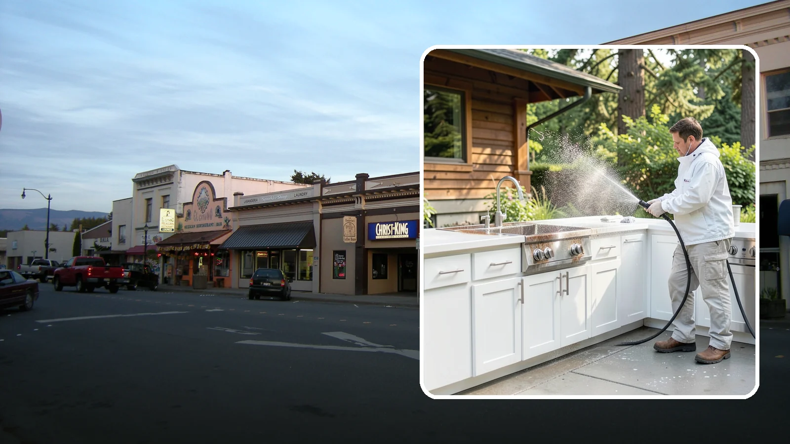 Outdoor Kitchen Cleaning in Burlington, Skagit County, WA - Detail-clean outdoor kitchen counters, cabinetry, and surrounds to cut grease and grime without harming appliances.