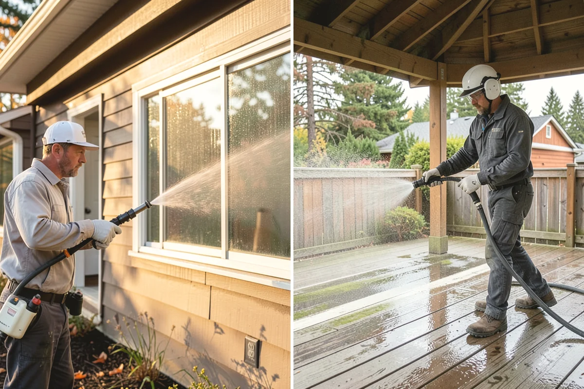 Outdoor Kitchen Cleaning in Burlington, Skagit County, WA - Cover and protect appliances and utility connections