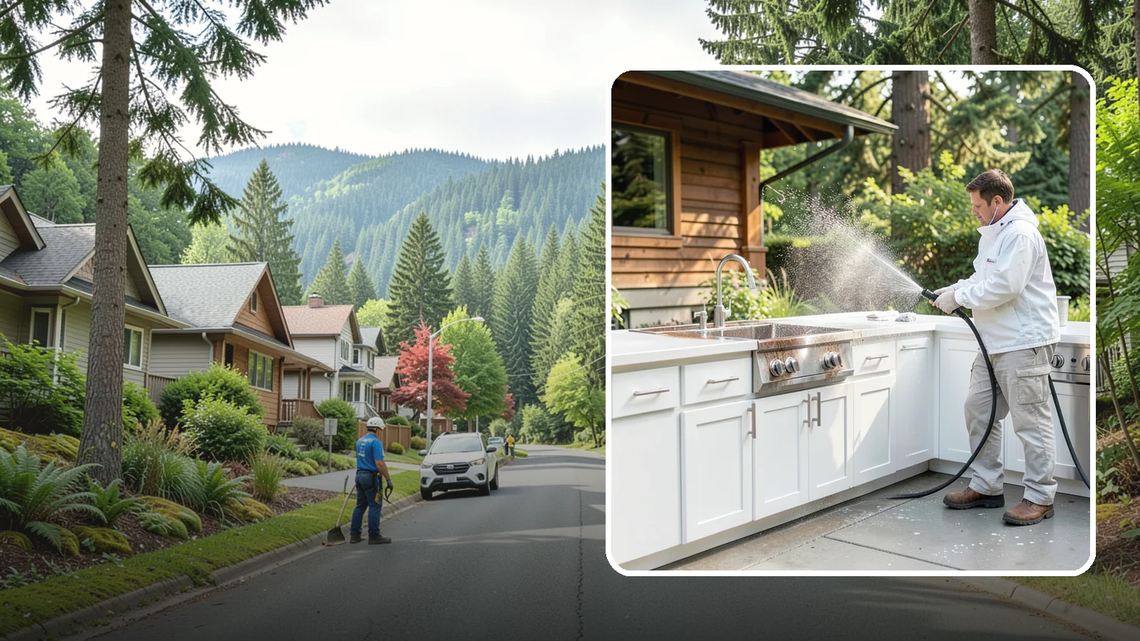 Outdoor Kitchen Cleaning in Darrington, Snohomish County, WA - Detail-clean outdoor kitchen counters, cabinetry, and surrounds to cut grease and grime without harming appliances.