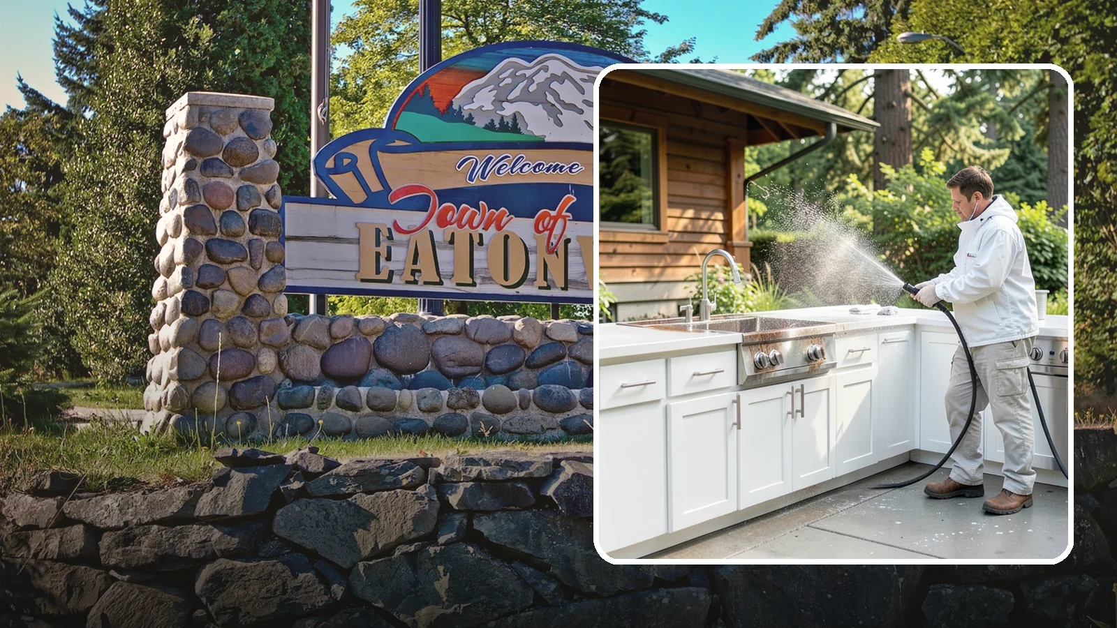 Outdoor Kitchen Cleaning in Eatonville, Pierce County, WA - Detail-clean outdoor kitchen counters, cabinetry, and surrounds to cut grease and grime without harming appliances.