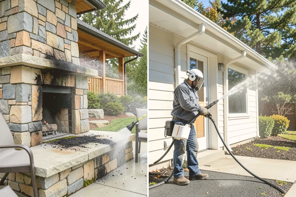 Outdoor Kitchen Cleaning in Fife, Pierce County, WA - Cover and protect appliances and utility connections