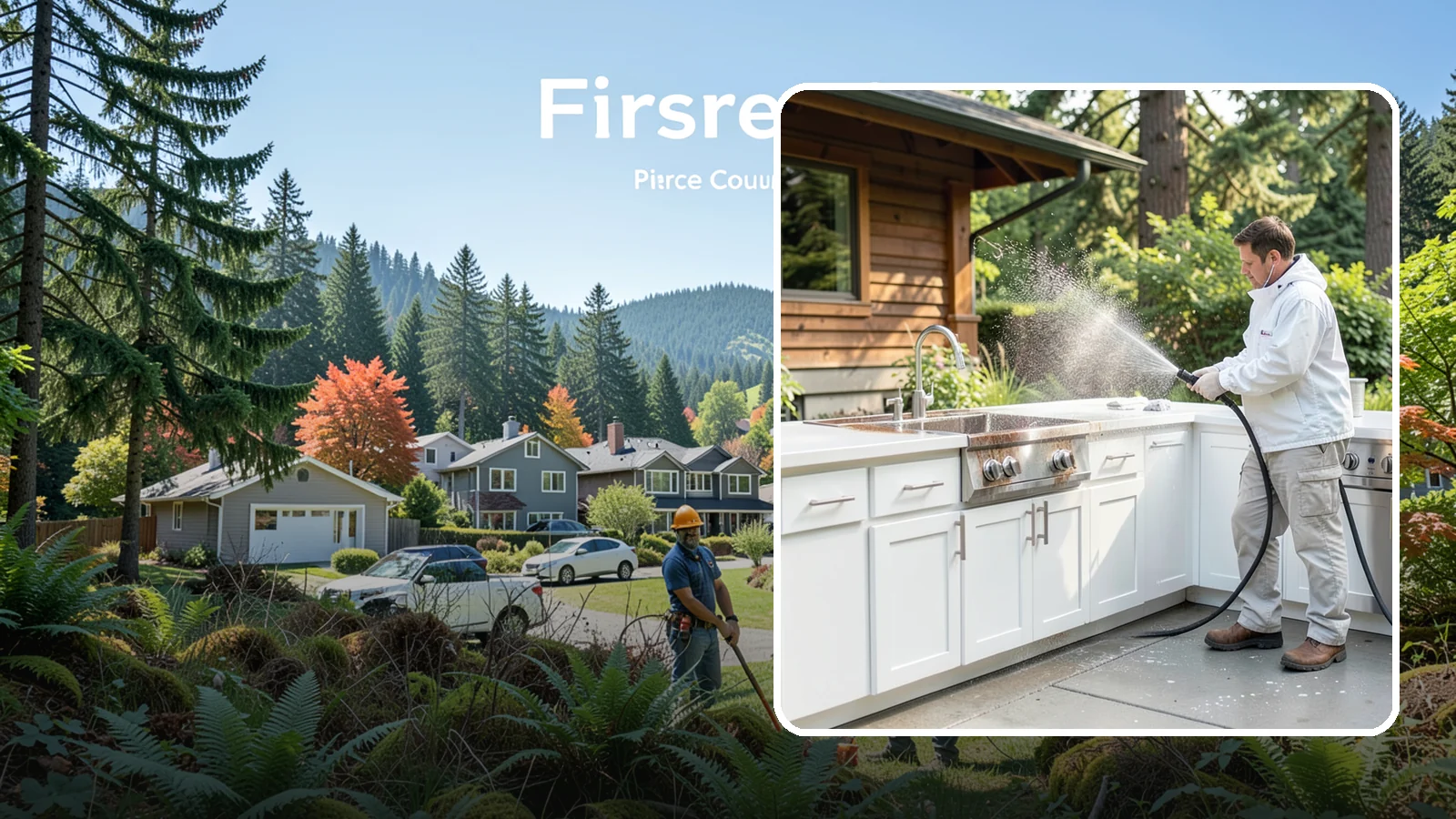 Outdoor Kitchen Cleaning in Fircrest, Pierce County, WA - Detail-clean outdoor kitchen counters, cabinetry, and surrounds to cut grease and grime without harming appliances.