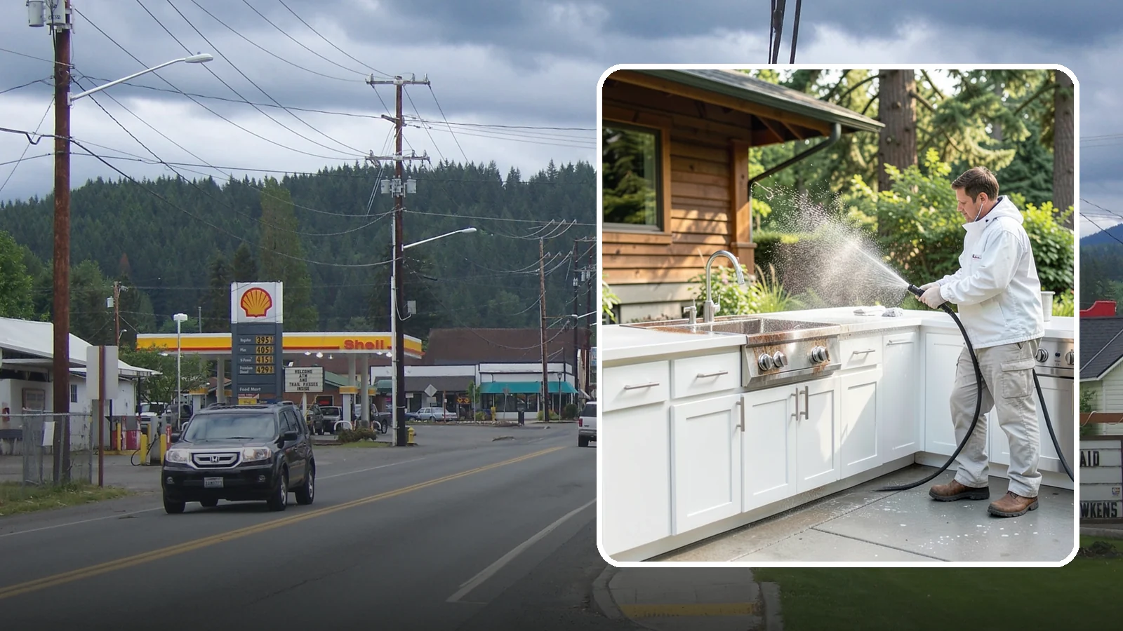 Outdoor Kitchen Cleaning in Granite Falls, Snohomish County, WA - Detail-clean outdoor kitchen counters, cabinetry, and surrounds to cut grease and grime without harming appliances.