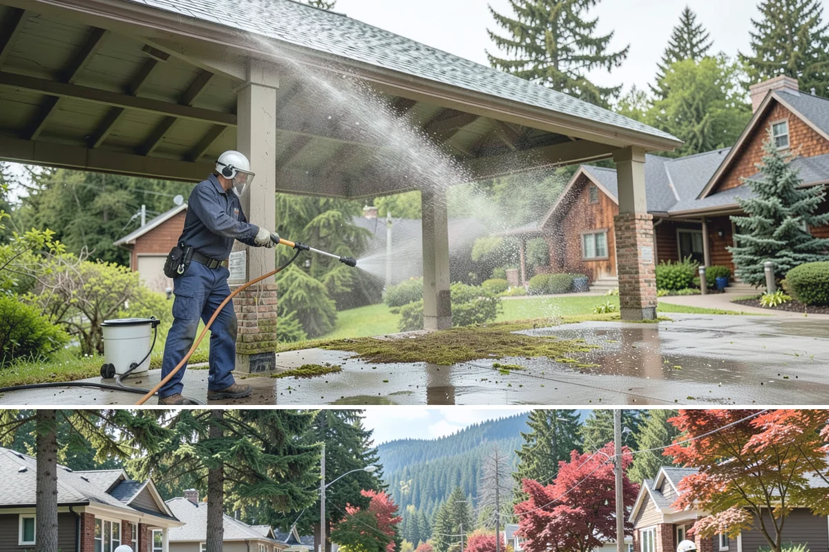 Outdoor Kitchen Cleaning in Hunts Point, King County, WA - Late spring is ideal so the kitchen is clean and ready as the outdoor cooking season begins.