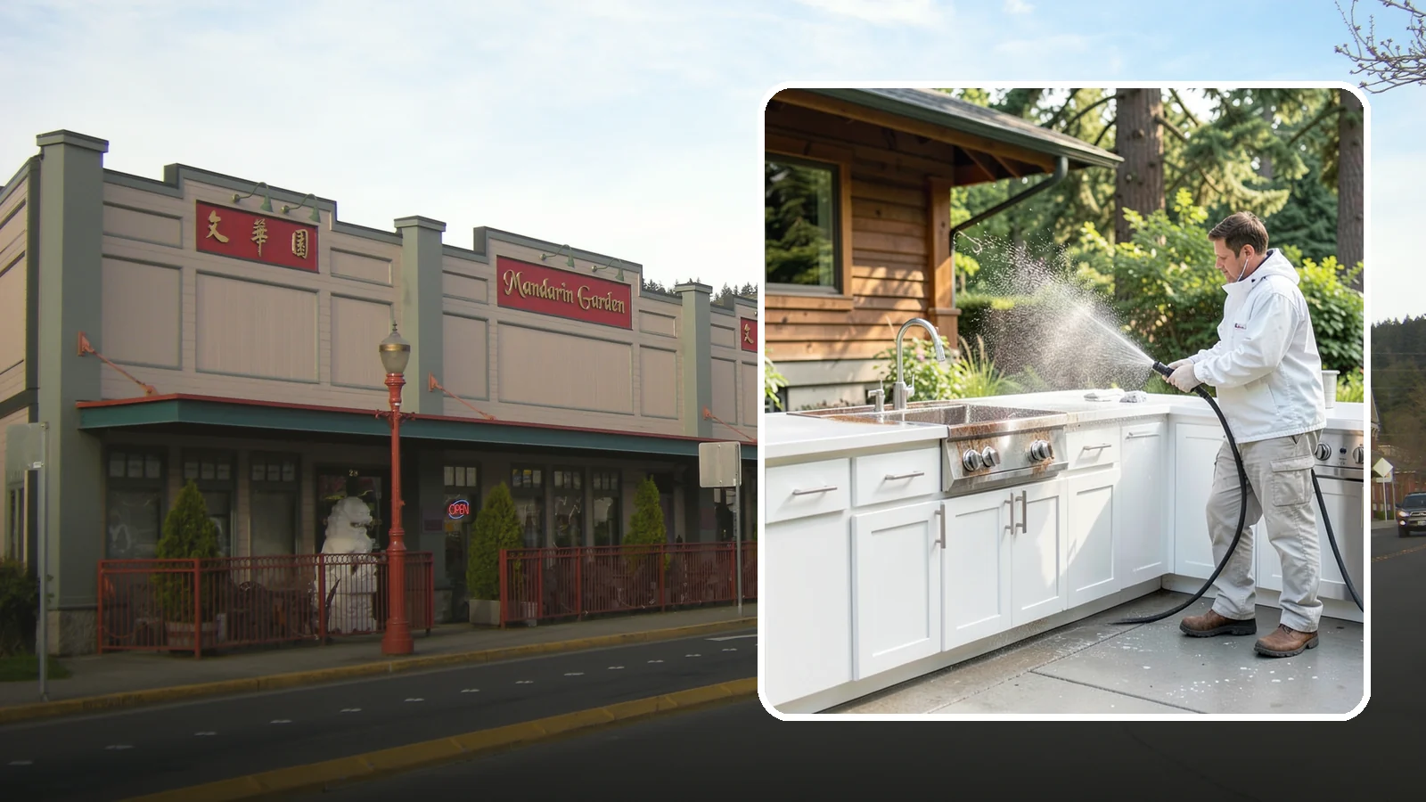 Outdoor Kitchen Cleaning in Issaquah, King County, WA - Detail-clean outdoor kitchen counters, cabinetry, and surrounds to cut grease and grime without harming appliances.
