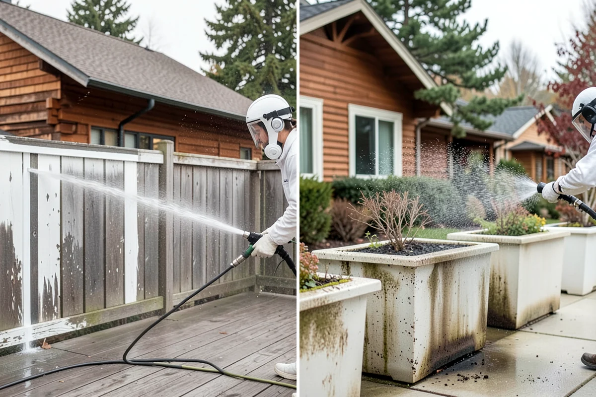 Outdoor Kitchen Cleaning in Lake Forest Park, King County, WA - Cover and protect appliances and utility connections