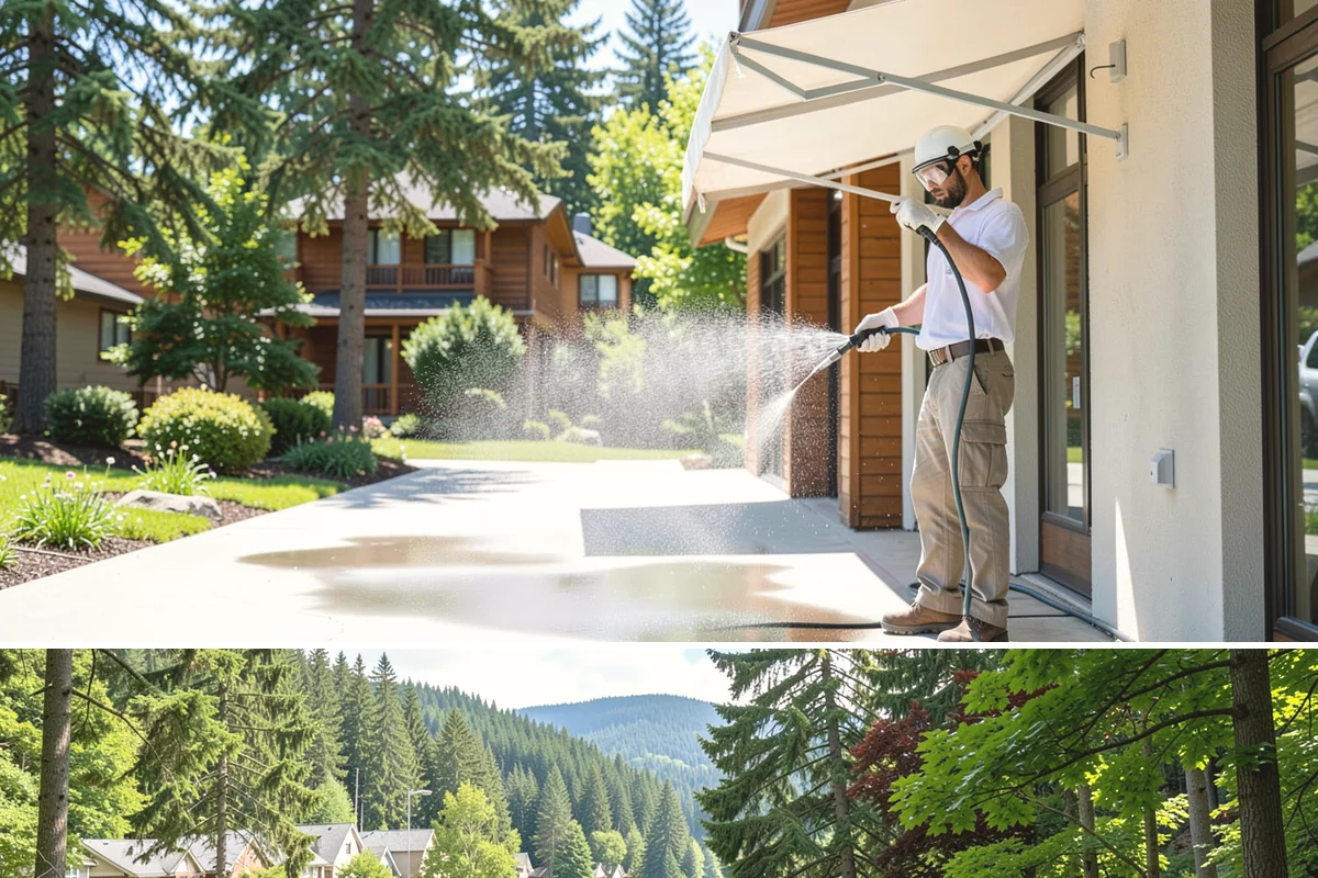 Outdoor Kitchen Cleaning in Lake Forest Park, King County, WA - Late spring is ideal so the kitchen is clean and ready as the outdoor cooking season begins.