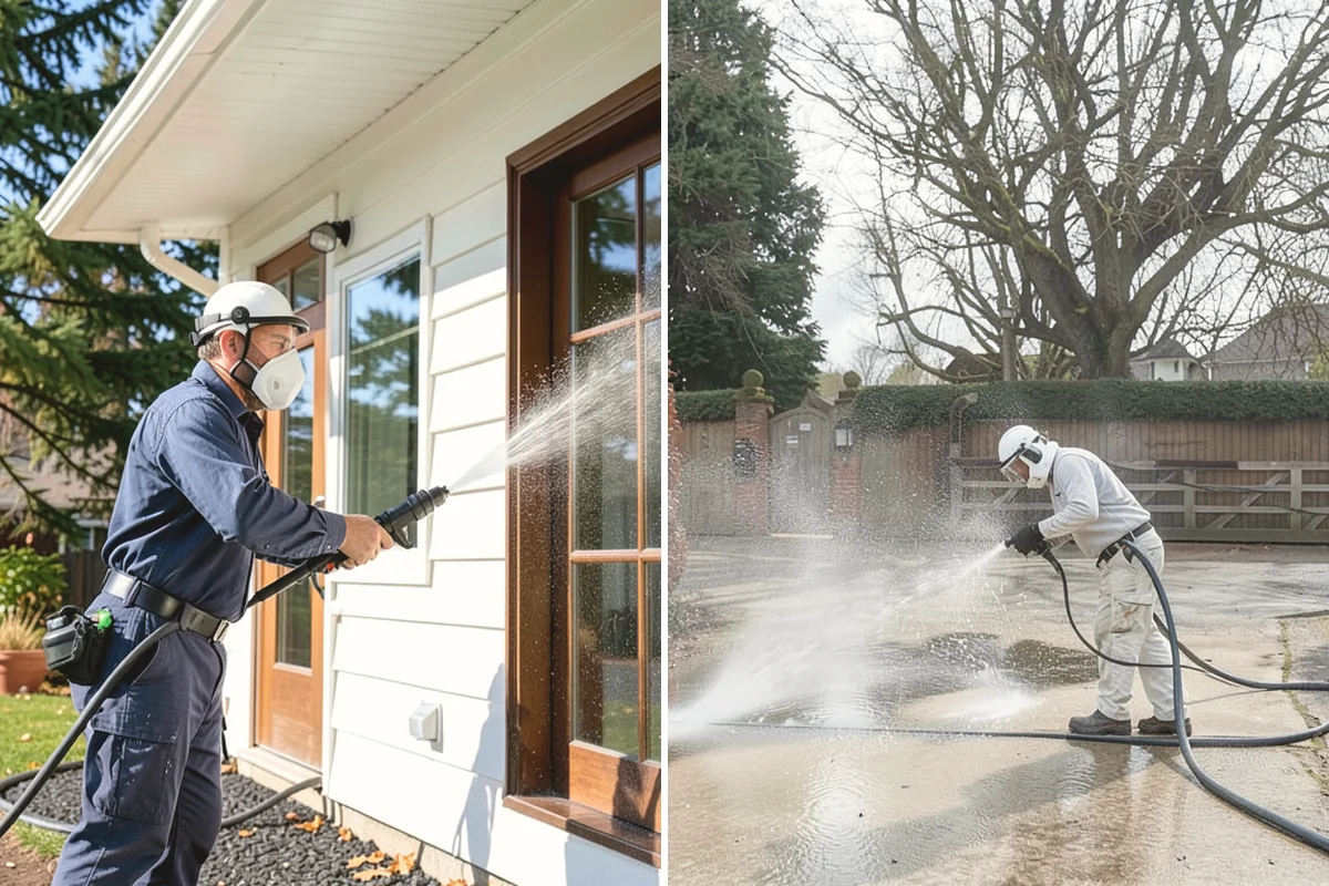 Outdoor Kitchen Cleaning in Lake Stevens, Snohomish County, WA - Cover and protect appliances and utility connections