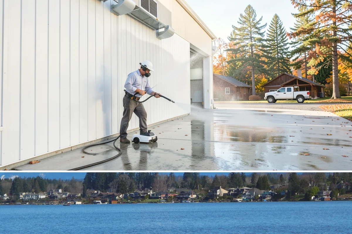 Outdoor Kitchen Cleaning in Lake Stevens, Snohomish County, WA - Late spring is ideal so the kitchen is clean and ready as the outdoor cooking season begins.