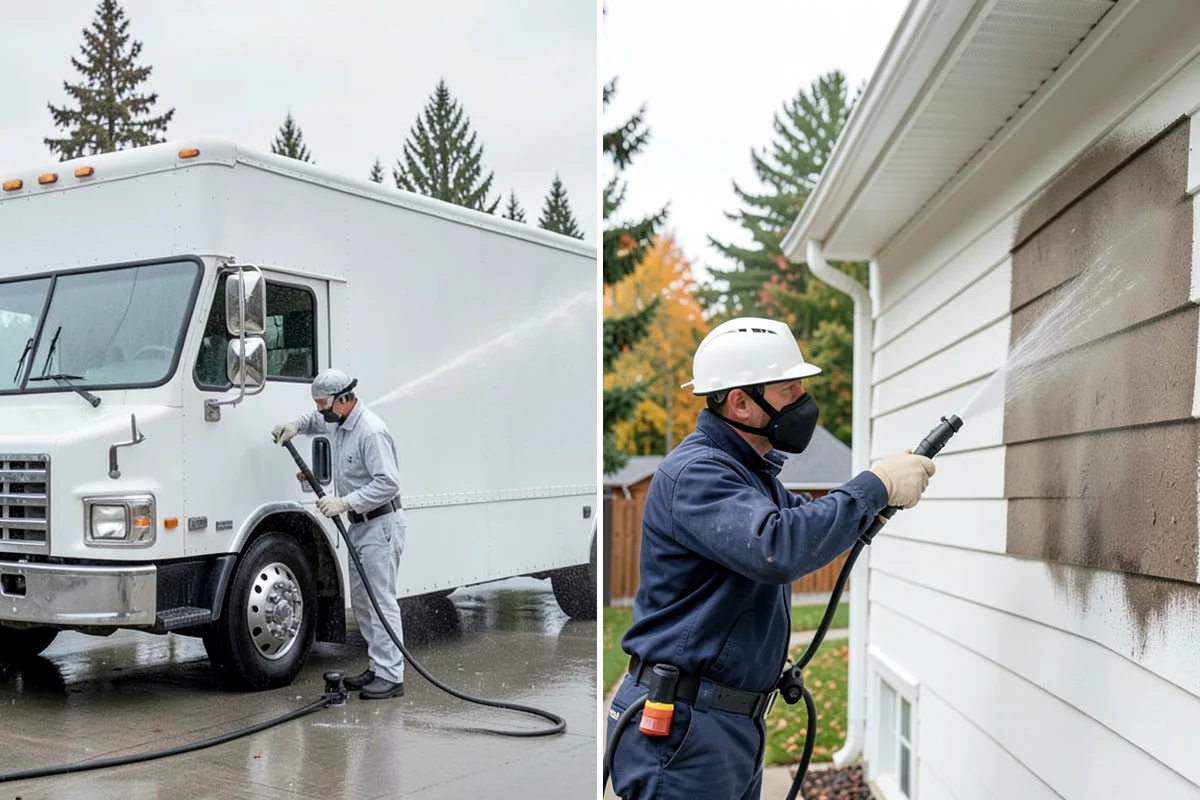 Outdoor Kitchen Cleaning in Maple Valley, King County, WA - Cover and protect appliances and utility connections