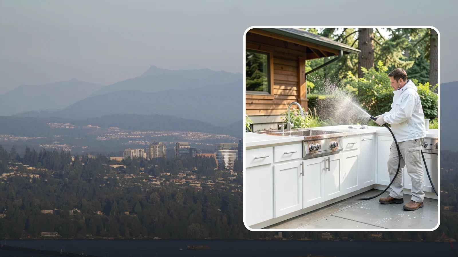 Outdoor Kitchen Cleaning in Medina, King County, WA - Detail-clean outdoor kitchen counters, cabinetry, and surrounds to cut grease and grime without harming appliances.