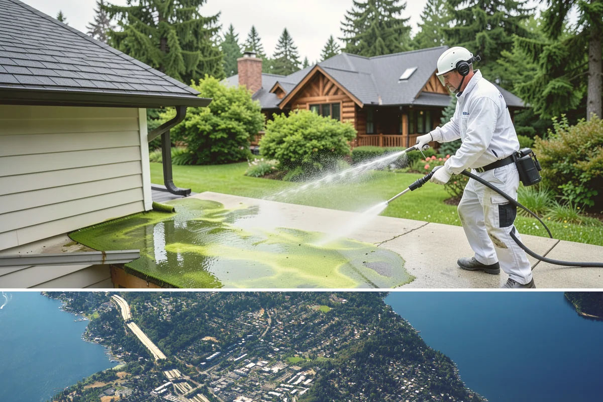 Outdoor Kitchen Cleaning in Mercer Island, King County, WA - Late spring is ideal so the kitchen is clean and ready as the outdoor cooking season begins.