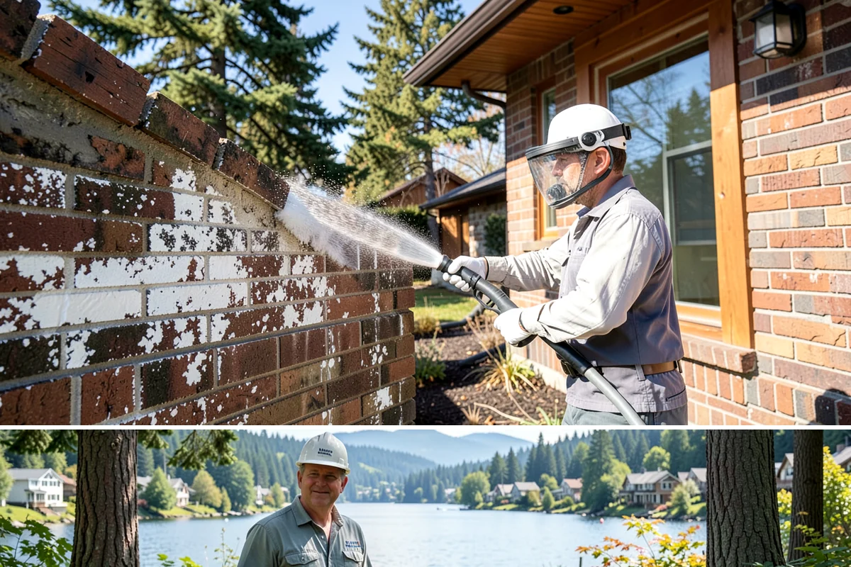 Outdoor Kitchen Cleaning in Milton, King County, WA - Late spring is ideal so the kitchen is clean and ready as the outdoor cooking season begins.