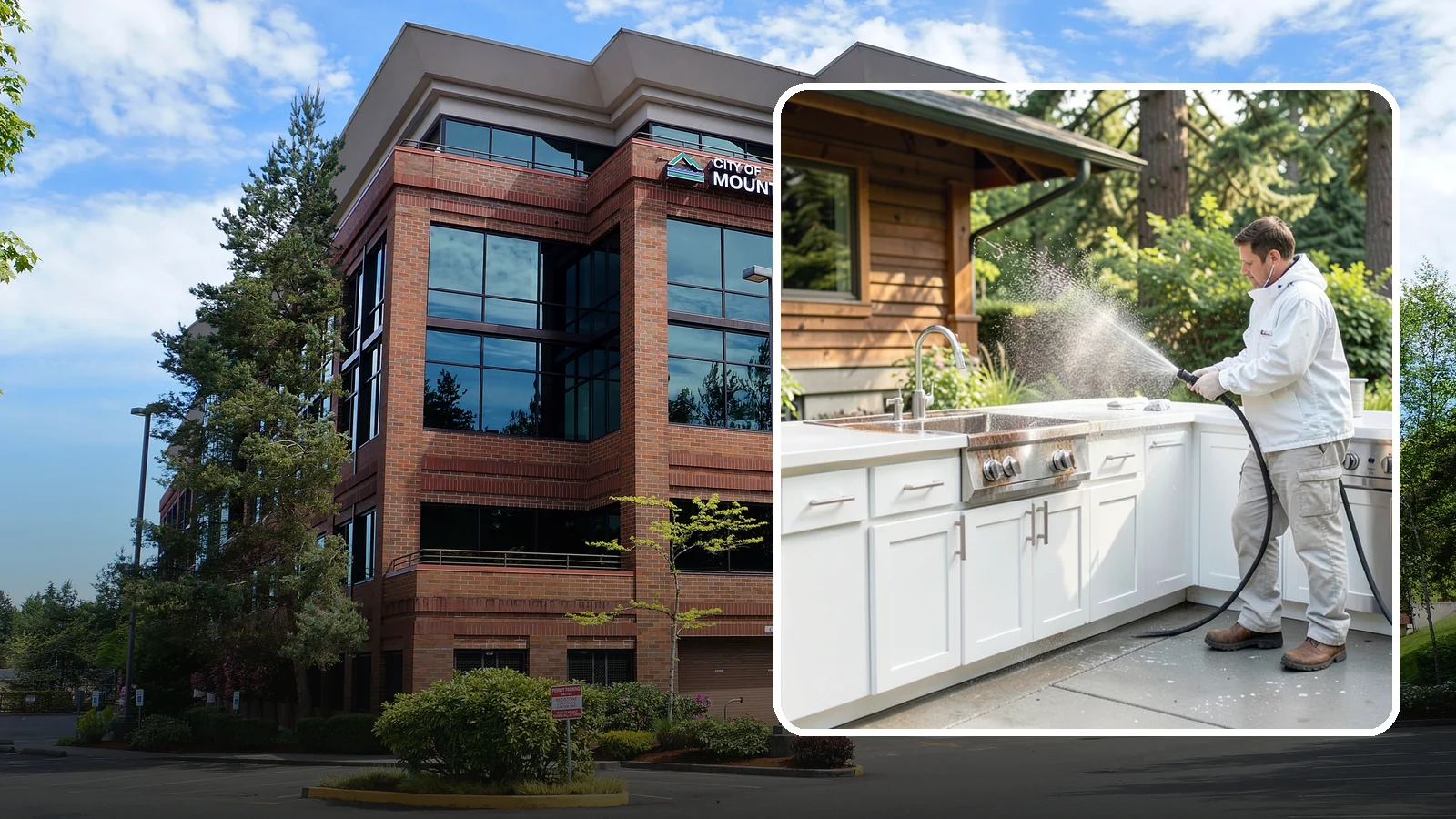 Outdoor Kitchen Cleaning in Mountlake Terrace, Snohomish County, WA - Detail-clean outdoor kitchen counters, cabinetry, and surrounds to cut grease and grime without harming appliances.