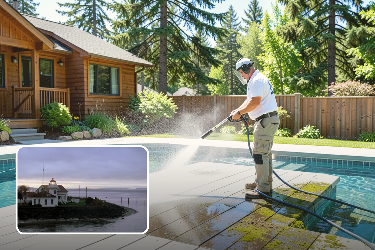 Outdoor Kitchen Cleaning in Mukilteo, Snohomish County, WA - Cuts cooking grease alongside weather-driven mildew