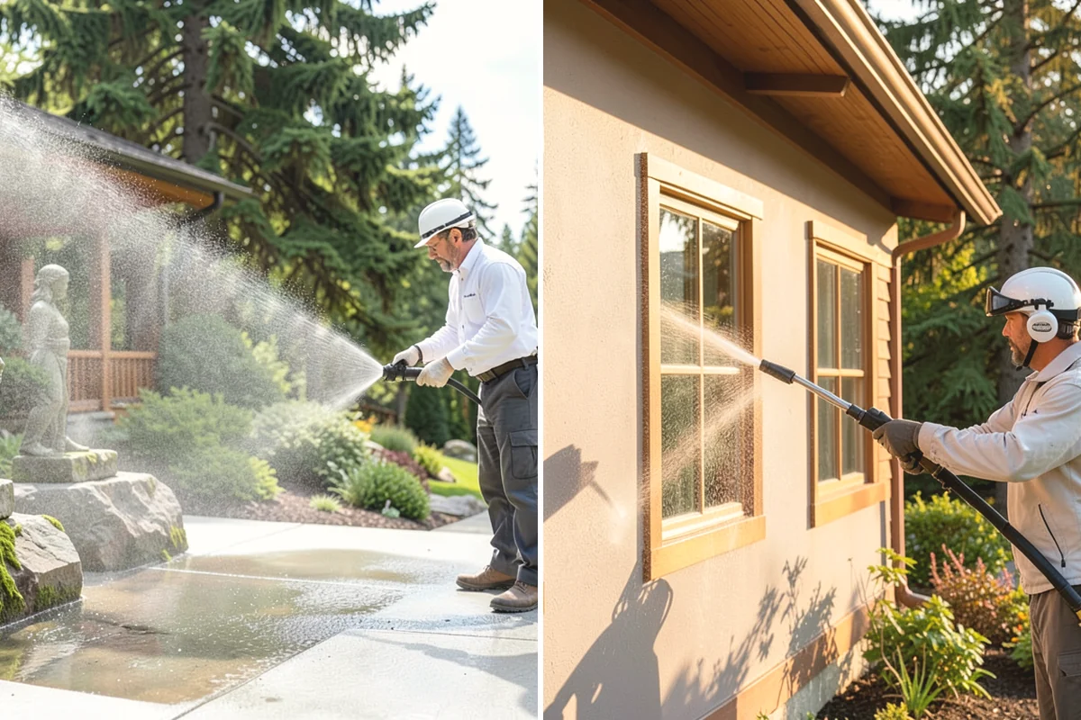 Outdoor Kitchen Cleaning in Mukilteo, Snohomish County, WA - Cover and protect appliances and utility connections