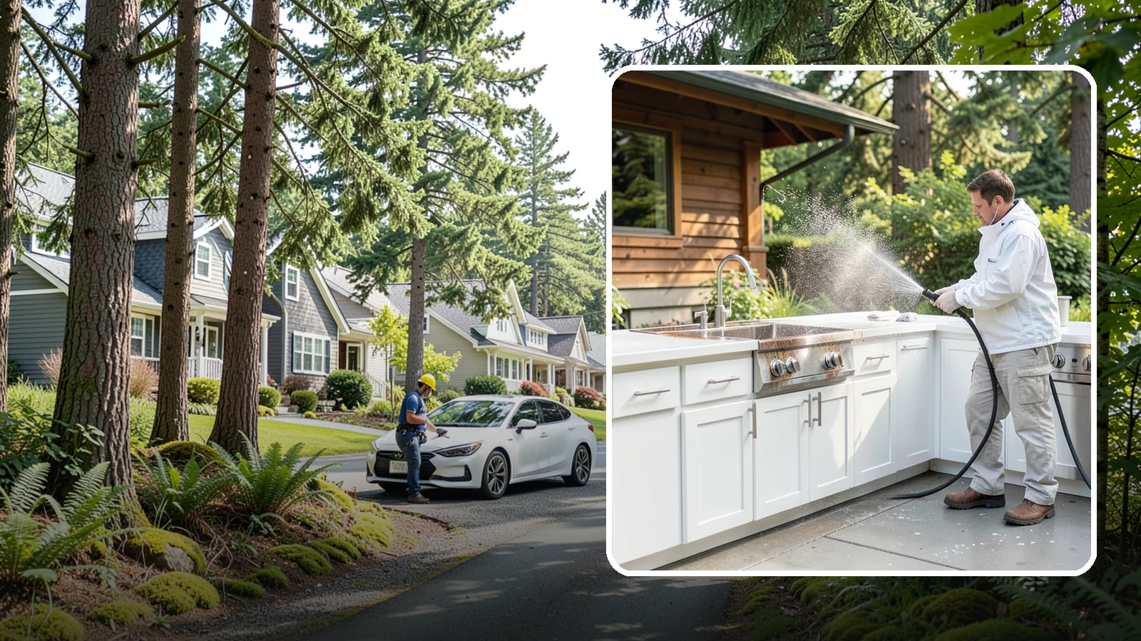 Outdoor Kitchen Cleaning in Normandy Park, King County, WA - Detail-clean outdoor kitchen counters, cabinetry, and surrounds to cut grease and grime without harming appliances.