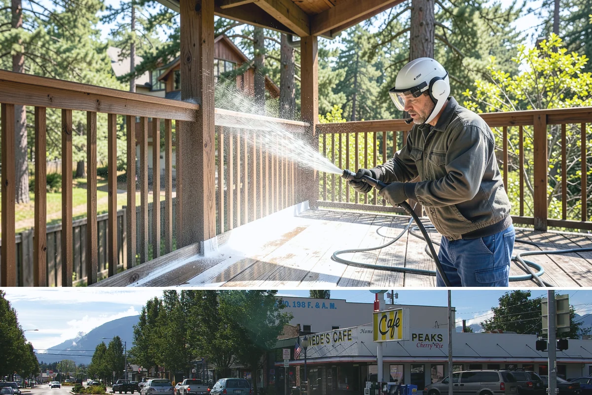 Outdoor Kitchen Cleaning in North Bend, King County, WA - Late spring is ideal so the kitchen is clean and ready as the outdoor cooking season begins.