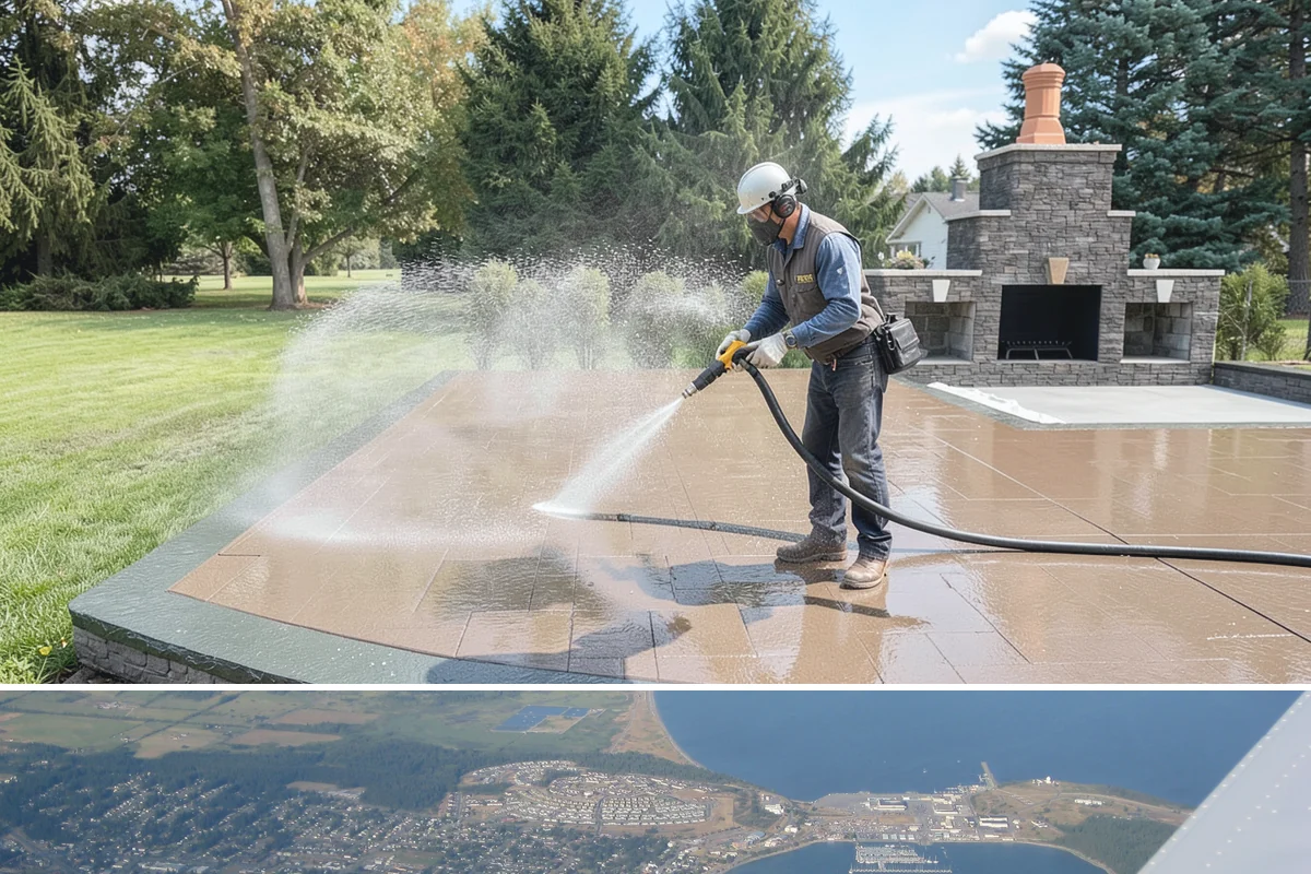 Outdoor Kitchen Cleaning in Oak Harbor, Island County, WA - Late spring is ideal so the kitchen is clean and ready as the outdoor cooking season begins.