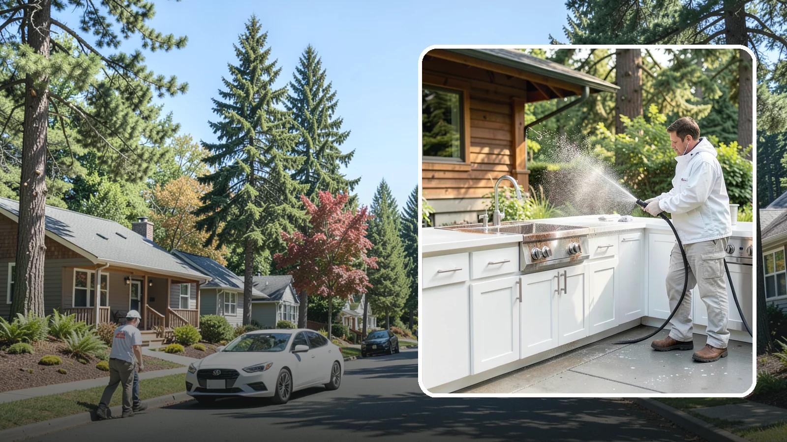 Outdoor Kitchen Cleaning in Orting, Pierce County, WA - Detail-clean outdoor kitchen counters, cabinetry, and surrounds to cut grease and grime without harming appliances.