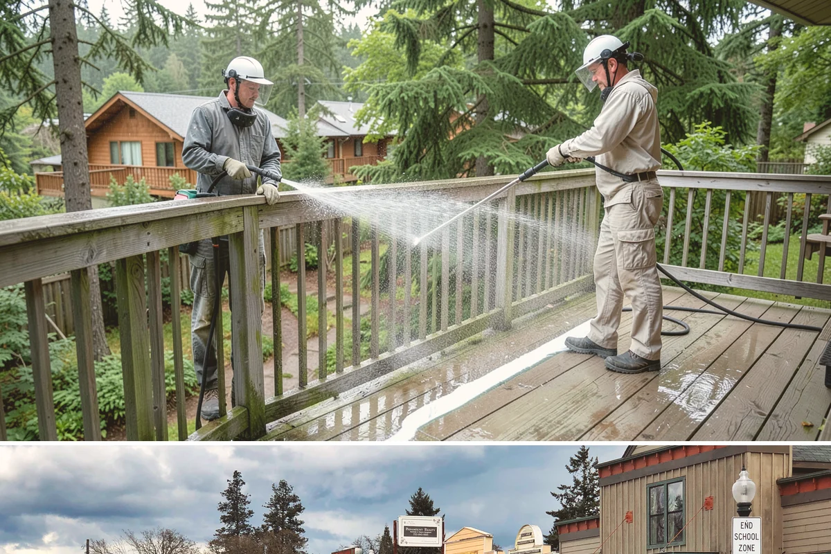 Outdoor Kitchen Cleaning in Roy, Pierce County, WA - Late spring is ideal so the kitchen is clean and ready as the outdoor cooking season begins.